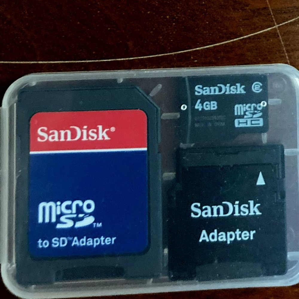 SanDisk Micro SD Card 4GB for Smartphones & Tablet